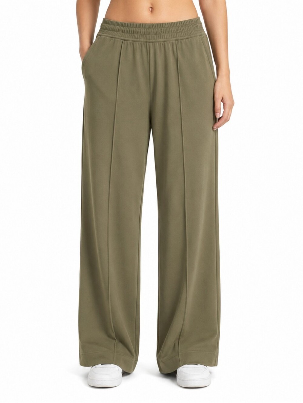 Under Armour Meridian Wide Leg Pants - Olive Green  - Small NWT